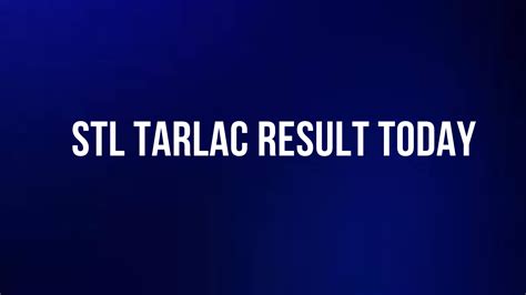 stl tarlac jueteng result today